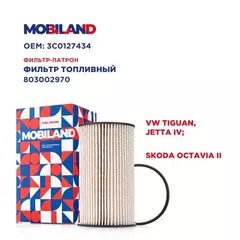 Фильтр топливный для а/м VW TIGUAN (5N_), JETTA IV (162, 163, AV3, AV2) SKODA OCTAVIA II (1Z3), YETI (5L)