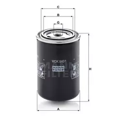 Топливный фильтр MANN-FILTER WDK940/1