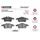 Тормозные колодки задние Citroen C5 II 08-, Ford Focus II 04- / Tourneo 02-, Mazda 3 I, II 03-, Opel Vectra C 02-, Volvo S40 II 04-; TRW GDB1621; OEM 1233679, 1324300, 1360254, 1360304, 1360306, 1459016, 1566096, 1753860, 1763677, 1809259, 2177229 Тормозные колодки задние Citroen C5 II 08-, Ford Focus II 04- / Tourneo 02-, Mazda 3 I, II 03-, Opel Vectra C 02-, Volvo S40 II 04-; TRW GDB1621; OEM 1233679, 1324300, 1360254, 1360304, 1360306, 1459016, 1566096, 1753860, 1763677, 1809259, 2177229