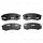 Тормозные колодки задние CTR GK1028 для а/м Toyota Land Cruiser 120-150, FJ Cruiser Тормозные колодки задние CTR GK1028 для а/м Toyota Land Cruiser 120-150, FJ Cruiser