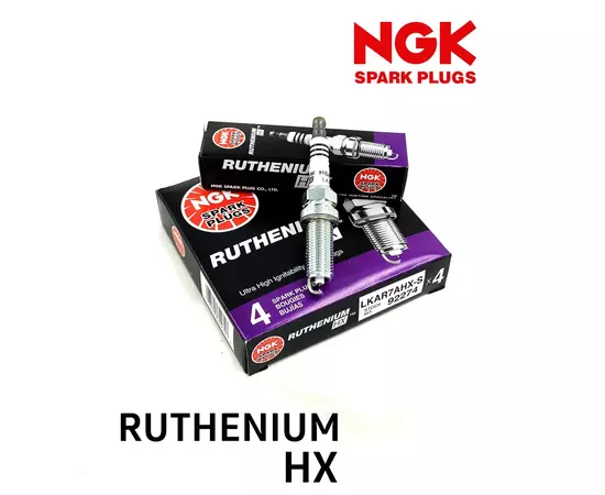 Комплект свечей зажигания NGK Ruthenium HX Nissan, Infiniti VQ35, VK50, Mercedes, Subaru LKAR7AHX-S/92274