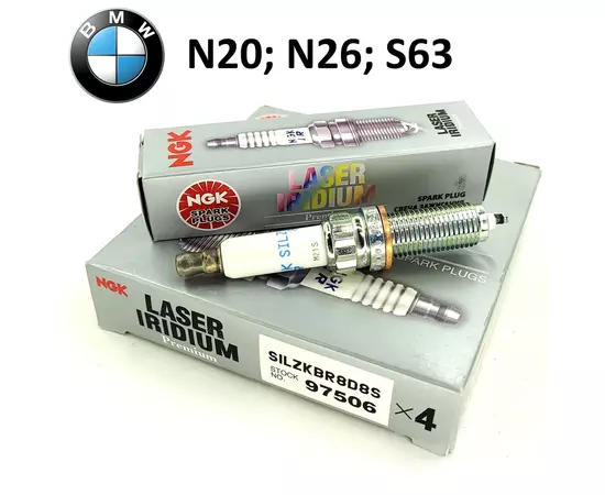 Свеча зажигания SILZKBR8D8S NGK 97506 BMW 3(F30/F34/F80), 5(F10/F18), X1(E84), X3(F25), X5(E70/F15), X6(E71) 12120039664