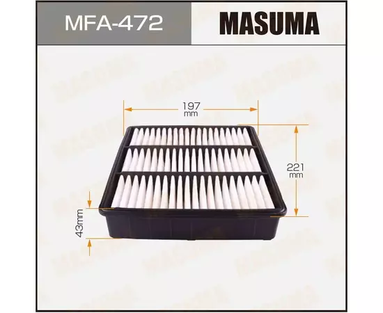 Фильтр Воздушный MASUMA MFA472