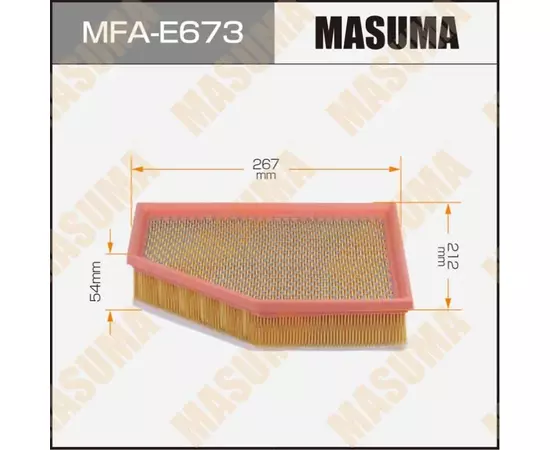 Воздушный фильтр "Masuma" MFA-E673 BMW X5 (G05), 5-SERIES (G31)