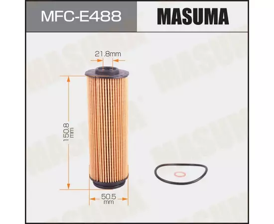 Фильтр масляный BMW 1 (F20) 16-, 3 (F30, G20) 15-, 5 (G30) 16-, X3 17-, X5 18- Masuma MFC-E488