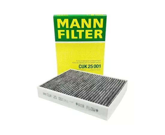 Фильтр салона MANN CUK25001 BMW 1 (F20)/ 3 (F30/F31) угольный