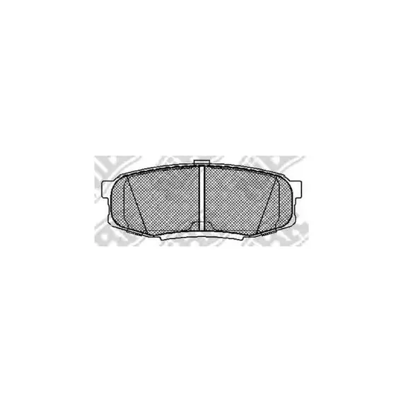 Колодки тормозные дисковые TOYOTA LAND CRUISER 200 4.5 2007 - LEXUS LX 5.7 2007 - TOYOTA LAND CR