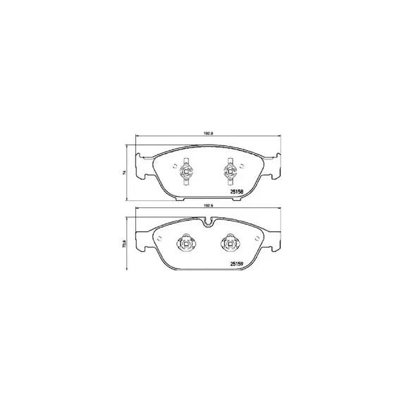SP2316 колодки дисковые перед.! с антискрип. пл. Audi A6/A7/A8 2.8FSi/4.2FSi/3.0TDi 09>