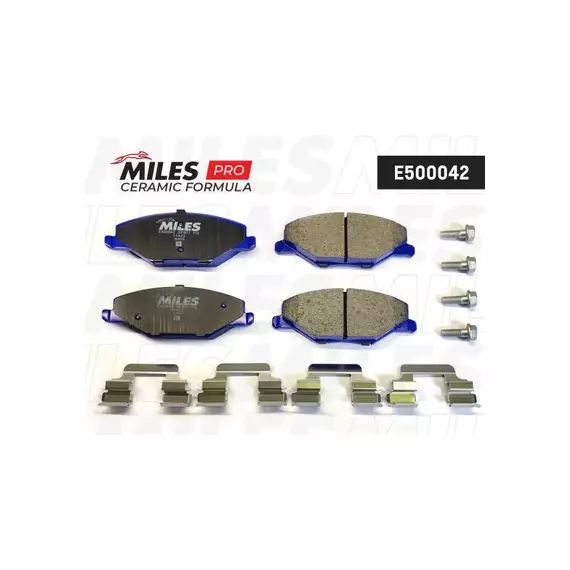 Колодки тормозные передние (Смесь CERAMIC серия PRO) VW POLO (RUS) 11-/SKODA FABIA 11- (TRW GDB2027) E500042