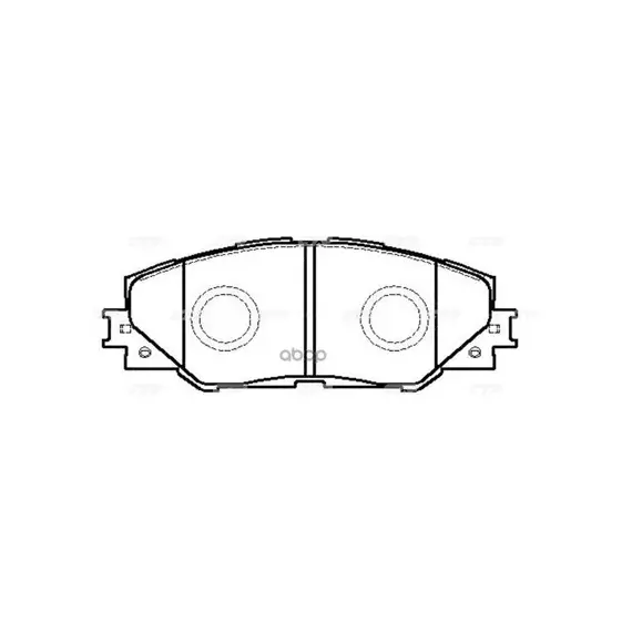 Колодки тормозные дисковые передние Toyota RAV IV 2.0VVT-i/2.2D-4D 06> (старый арт. CKT-49) GK1063
