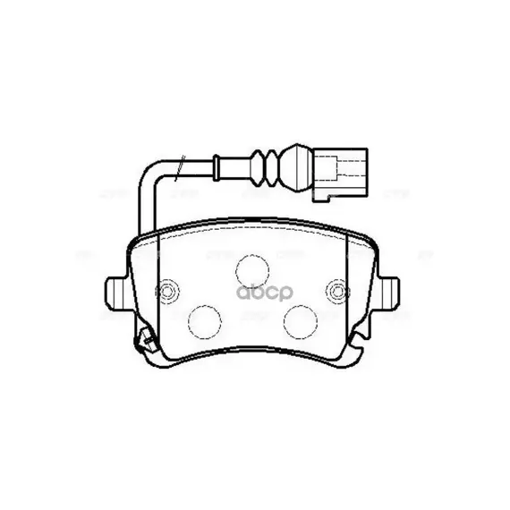 Колодки тормозные дисковые VOLKSWAGEN T5 03>/MULTIVAN 03> (старый арт. CKVW-32) GK1259