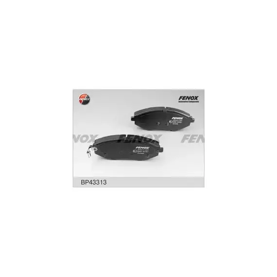 КОЛОДКИ ТОРМОЗНЫЕ ДИСКОВЫЕ Chevrolet Spark 1.0-1.2, 10-, AKEBONO 133*50 Передние Fenox BP43313