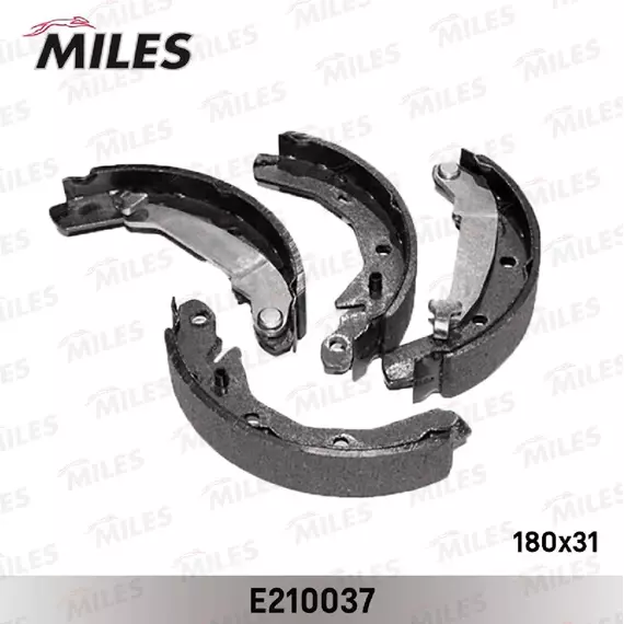 Колодки тормозные MILES E210037