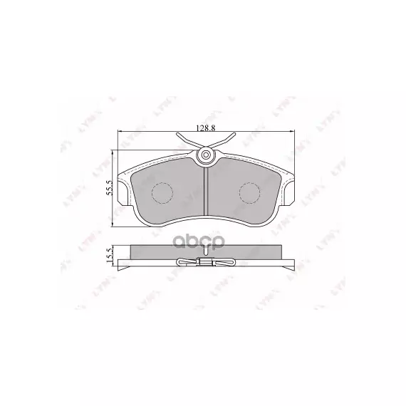 Колодки тормозные дисковые передние NISSAN ALMERA II-III (2000-2012)/ MICRA II K11 (1992-2002)/ BLUEBIRD SYLPHY I (G10) (2000-2005)