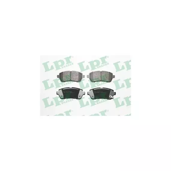 Колодки тормозные дисковые LPR 05P1464 (24283) 04465B1120 MAZDA 2 07- F