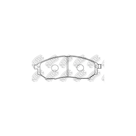 Колодки тормозные дисковые NISSAN PATHFINDER 2.5 2005 - RENAULT KOLEOS 2.5 2008 - NISSAN MURANO