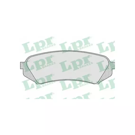 Колодки тормозные задние TOYOTA Land Cruiser 90 100 04 96- 116,2X44X15,2mm