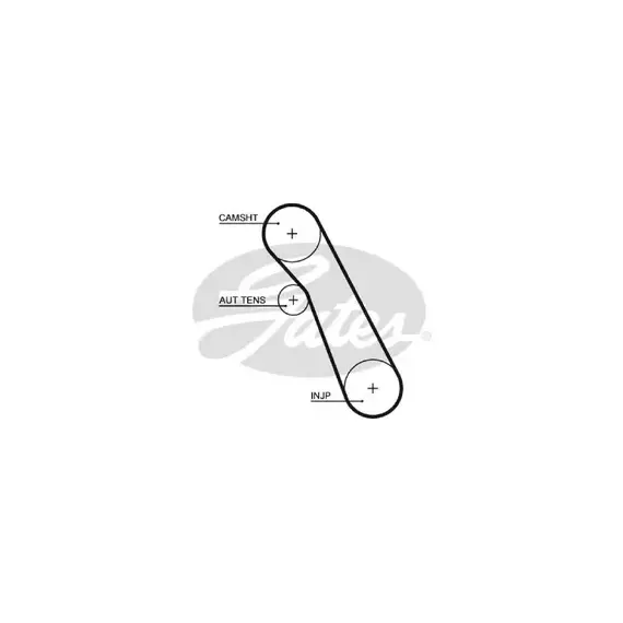 Ремень ГРМ FORD Focus 2/C-Max/S-Max/Mondeo/Connect all 1.8TDI GATES 5541XS