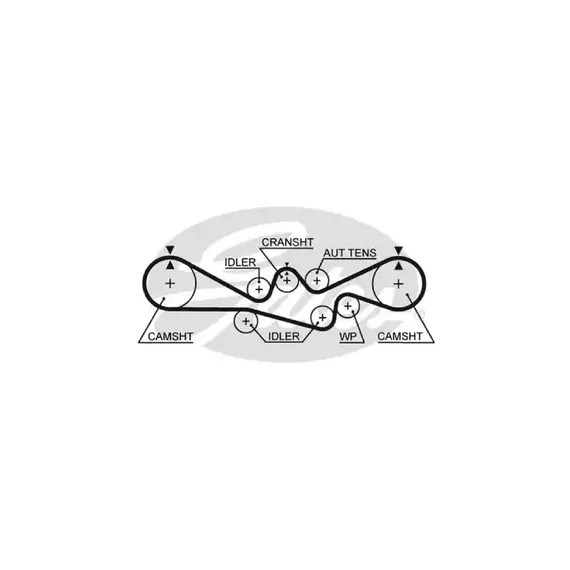 Ремень ГРМ Subaru Forister (SF, SG, SH) 98-13, Impreza 96-09, Outback 00- (1.6-2.5) Gates
