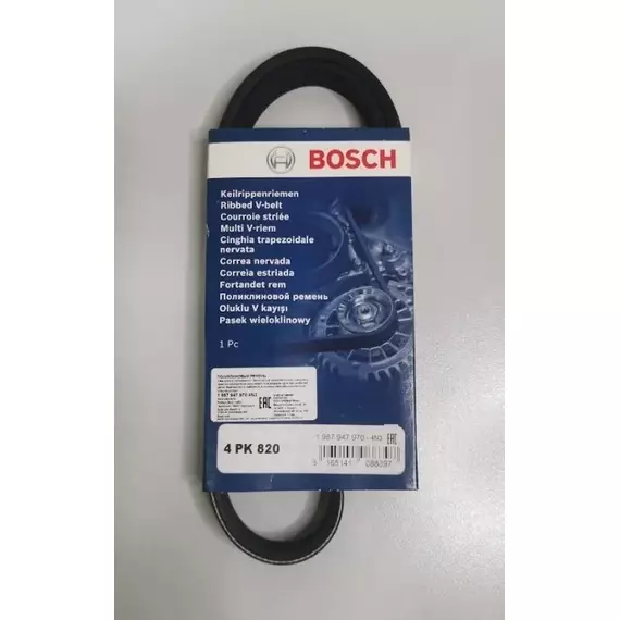 Ремень кондиционера 4PK820 Хендай Гетц / арт. 1987947970 / бренд BOSCH / OEM 9771322260 - Bosch арт. 1987947970