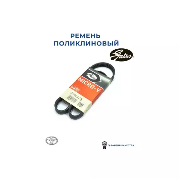 5PK978_ремень поликлиновой! BMW E32/E34/E38 3.0/4.0 V8 92>
