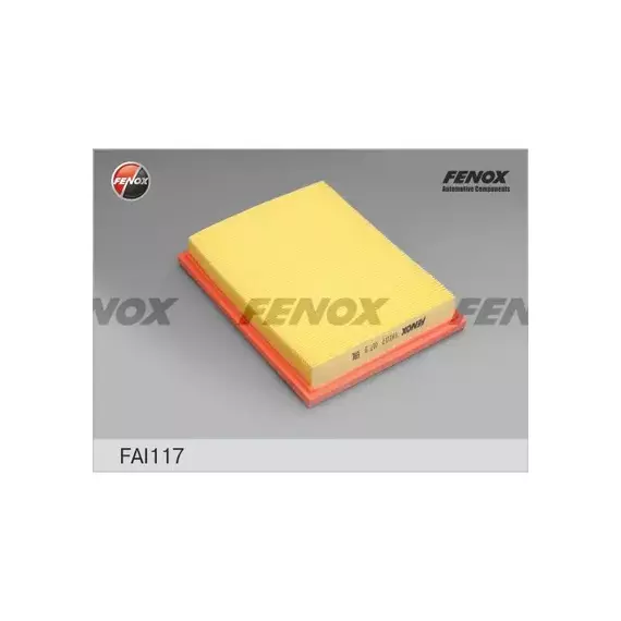ВОЗДУШНЫЙ ФИЛЬТР Ford Fiesta 01-08 1.25-1.6, Fusion 02- 1.25-1.6 Mazda 2 03- 1.25-1.6 Fenox FAI117