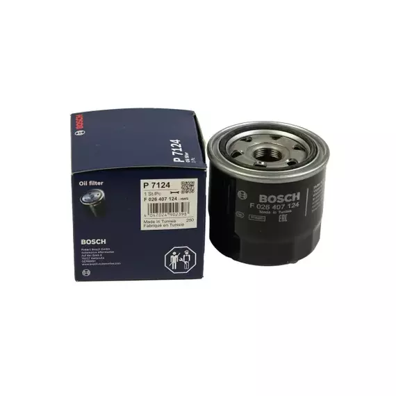 Фильтр масляный Hyundai Accent I, II, III >94, Elantra 00-06, Getz >02, H1 97-08, i20 >09, i30 >09, Matrix >01, Santa Fe I, II >00, Sonata I-V 88-10, Tuscon >04, Terracan >01 (P7124)