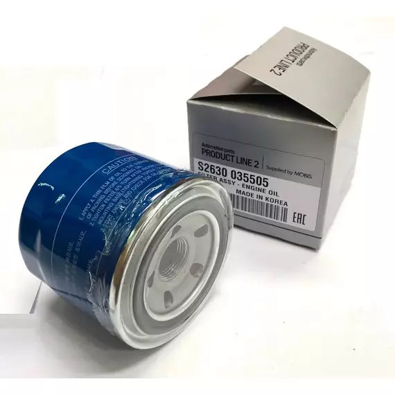Фильтр масляный Product Line 2 Hyundai/Kia, Оригинал, арт. S2630035505