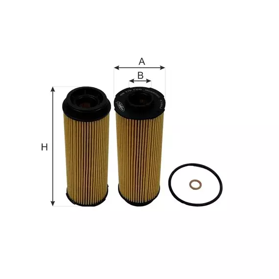 Фильтр масляный BMW 1-F20/3-F30/5-F10/X3-F25/X5-F15 / TOYOTA Supra GOODWILL OG 179 ECO
