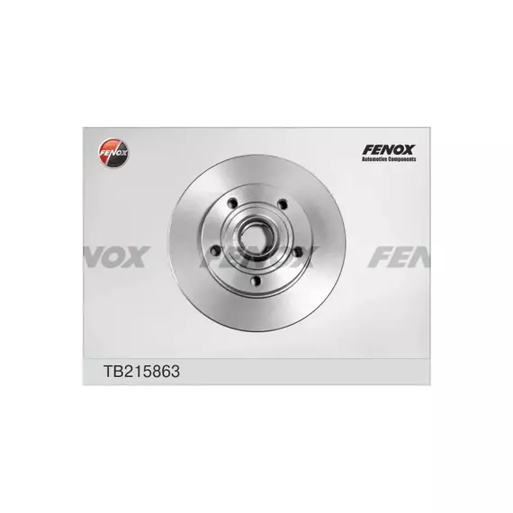Диск тормозной Audi A4, A4 Avant 95-01, FENOX TB215863
