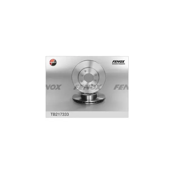 m/1337538/FENOX/Диск тормозной NISSAN Primera 90-02, Almera 00-, 200 SX 88-93, Prairie Pro 88-92 257*22*4, Передн