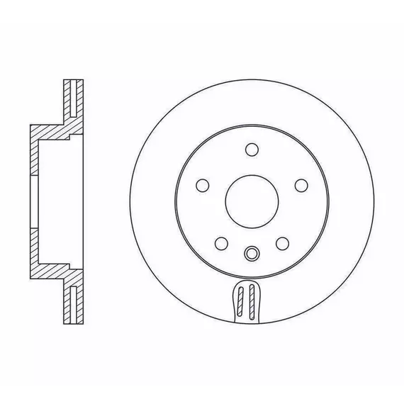 Диск тормозной AUDI A4 07-/A5 07- передний D 314мм, NIBK RN33003