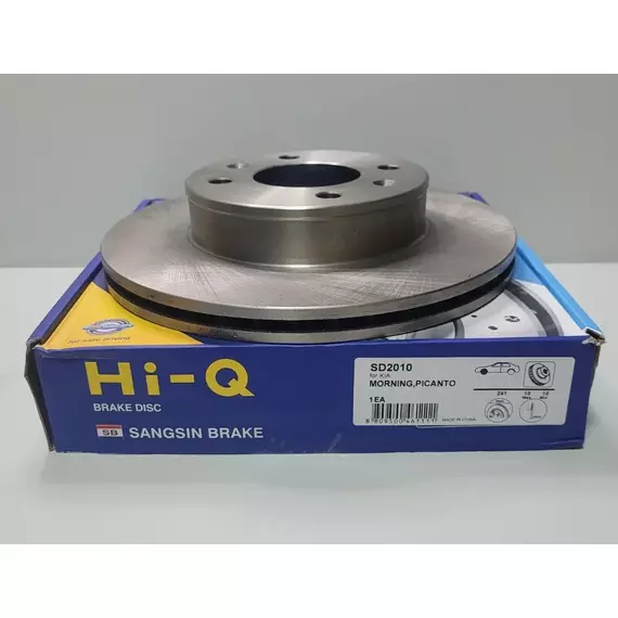 Диск тормозной передний Киа Пиканта 2004-2011 / арт. SD2010 / бренд SANGSIN BRAKE / OEM 5171207500