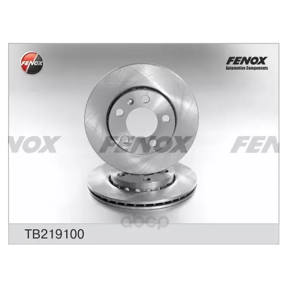 Тормозной диск FENOX передний для Skoda Fabia 99-/Volkwagen Polo 01- TB219100