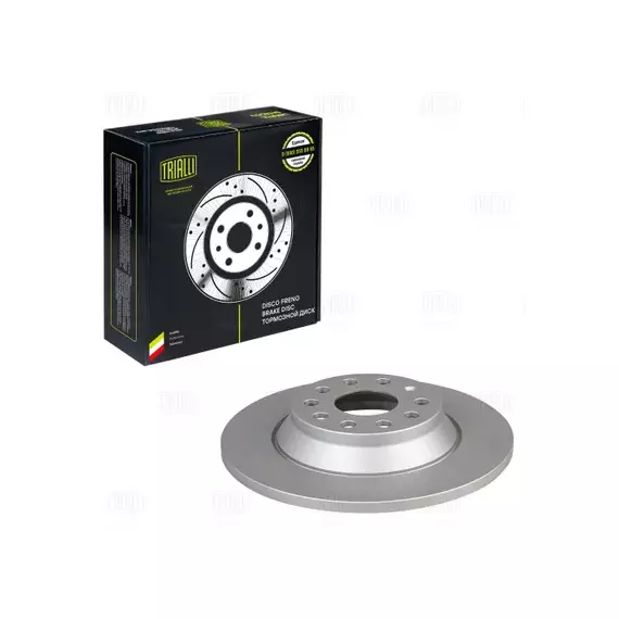 диск тормозной TRIALLI для а/м VW Tiguan (16-)/Skoda Kodiaq (16-)/Audi Q3 (16-) зад. d=300 (окраш.) DF 190443