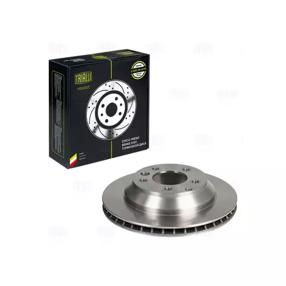 диск тормозной TRIALLI для а/м Audi Q7 (06-)/VW Touareg (02-)/Porsche Cayenne (02-) зад. d=330 DF 180117