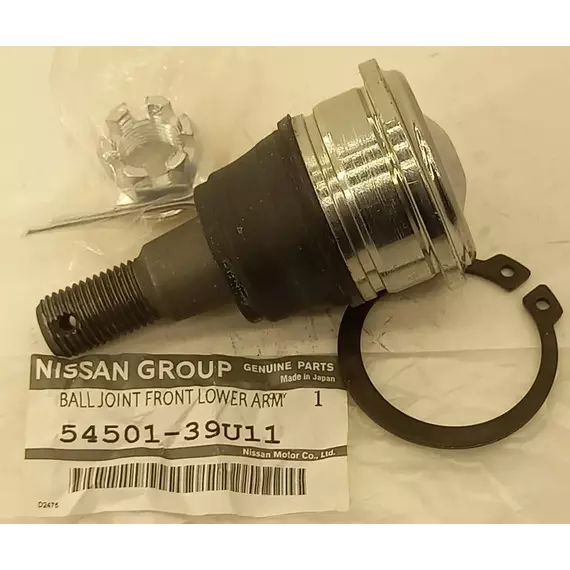 Шаровая опора переднего нижнего рычага Nissan (Ниссан), 54501-39U11 (5450139U11).