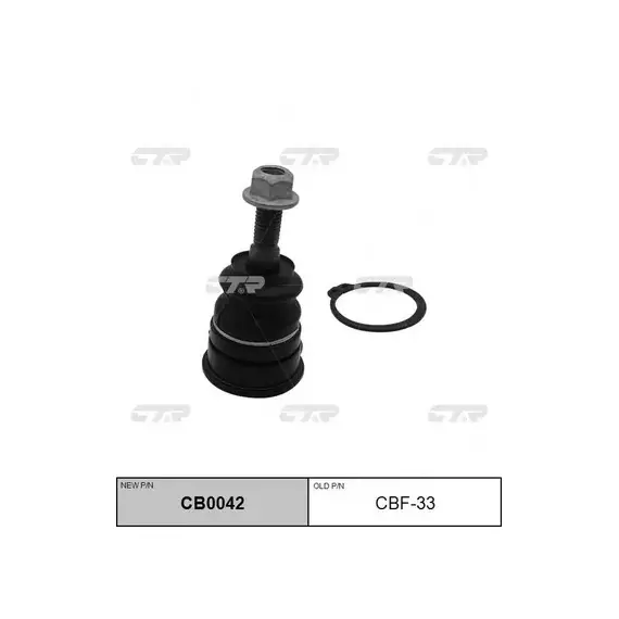 Шаровая опора FORD Explorer 2002-2005 LINCOLN Aviator 2003-2005 верхн.  CB0042 (CBF-33)