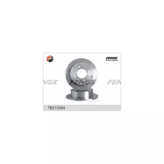 m/1340130/FENOX/Диск тормозной Hyundai Sonata III, IV 99-04, Matrix 01-, KIA Magentis 01- 263*10*4, Задний