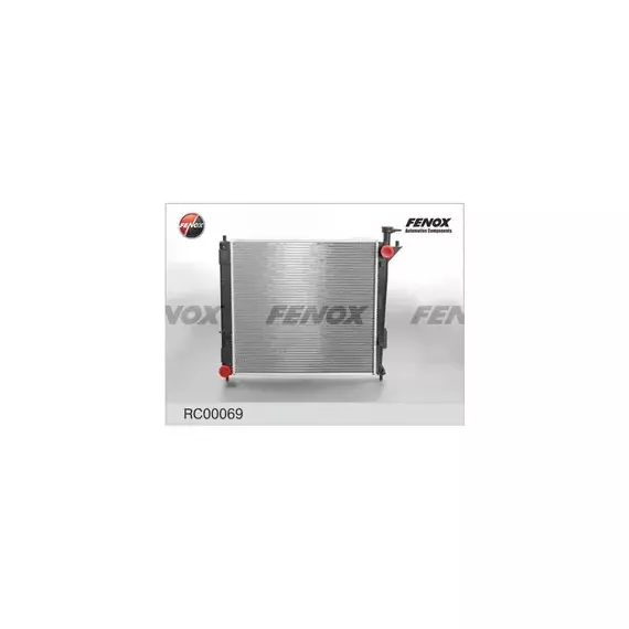 m/1340724/FENOX/Радиатор охлаждения Hyundai Santa Fe 2.0-2.2CRDI 10- MT 510x478x26, паяный