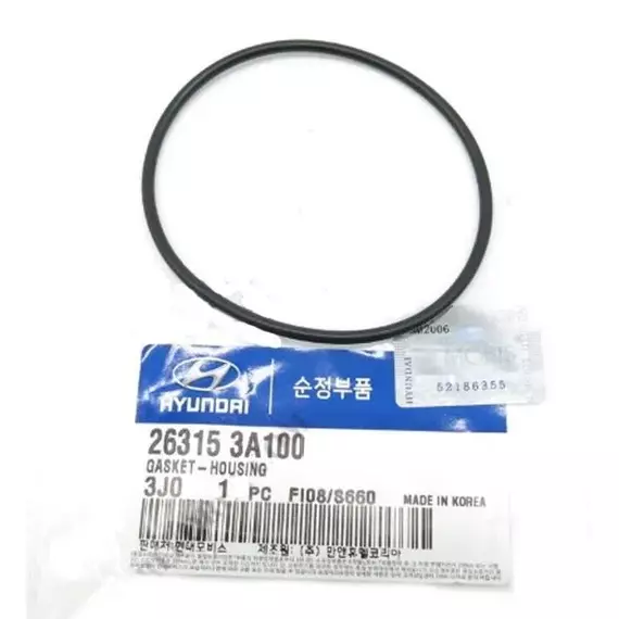 Прокладка крышки масляного фильтра для Hyundai IX55 2007-, Kia Mohave 2008-2019 / арт. 263153A100 / бренд MOBIS - Hyundai-KIA арт. 263153A100