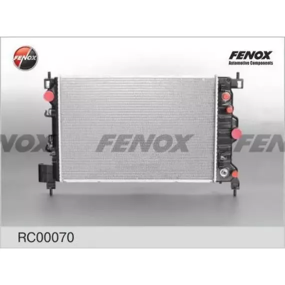 Радиатор охлаждения Fenox для а/м Chevrolet Aveo T300 1.6 с 2011 г.в. AT 580x398x16, паяный - FENOX арт. RC00070