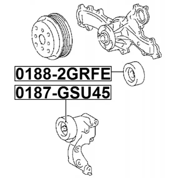Ролик Натяжной Ремня Грм FEBEST 0187GSU45