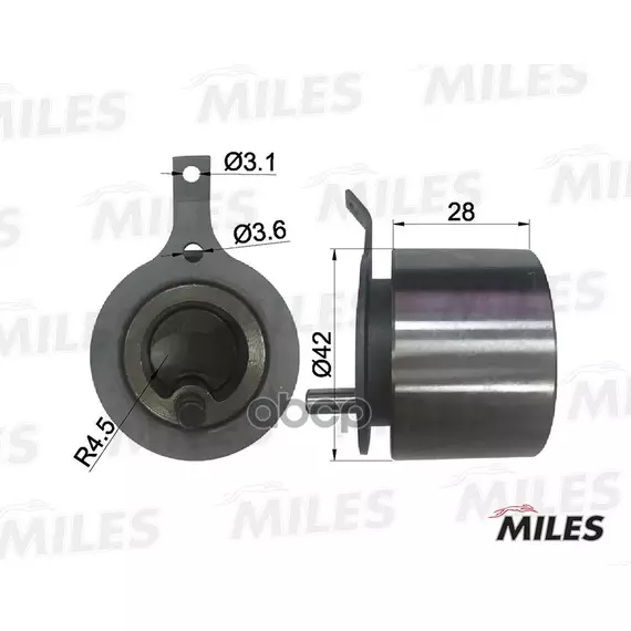 Ролик Ремня Грм Daewoo Matiz/Spark 0.8/1.0 03- Miles арт. AG02006 - Autoparts арт. Miles_AG02006