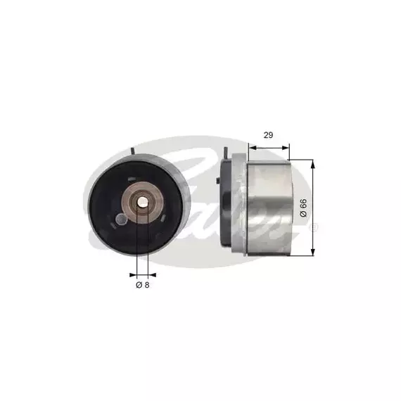 Ролик натяжной ремня ГРМCHEVROLET Aveo 05 05-05 13, Cruze 05 09> OPEL Astra 08 04-03 15, Corsa 06 11-08 14, Mokka 06 12>, Signum 08 05-03 07, Vectra 10 06-08 08, Zafira 08 05>(1шт) T43143