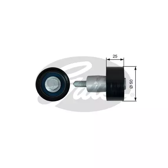 Ролик ремня ГРМ VAG 1.0-1.4 11-AUDI A1 A3 A4 A5 Q2 Q3 Seat Ibiza Leon Skoda Kodiaq Octavia Yeti VW Golf Jetta Passat V-1.0 1.6(1шт) T42317