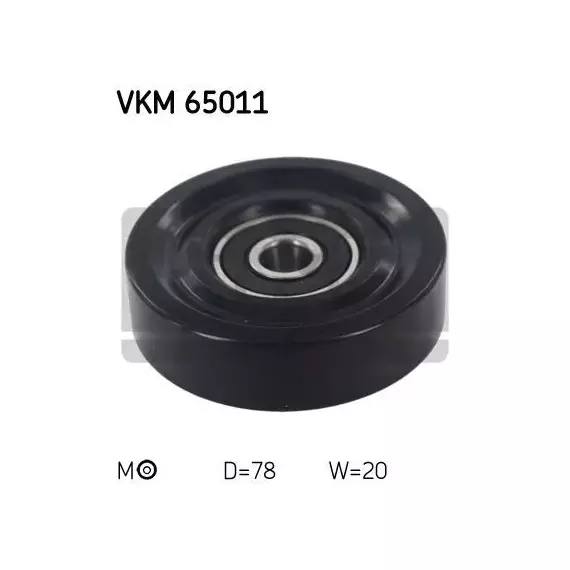 Ролик натяжной навесного оборудования SKF VKM 65011 - SKF арт. VKM 65011
