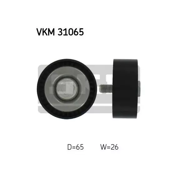Паразитный ведущий ролик поликлиновой ремень SKF VKM 31065 - SKF арт. VKM 31065