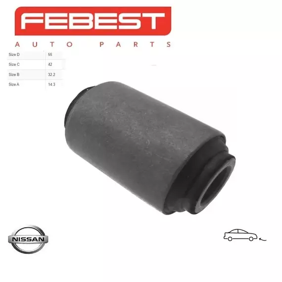 Сайлентблок передний переднего рычага FEBEST NAB003S для а/м Nissan