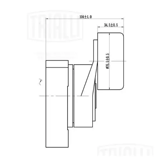 Ролик приводного ремня для автомобиля Honda Accord (04-) 2.0/2.2/2.4, CM 2304